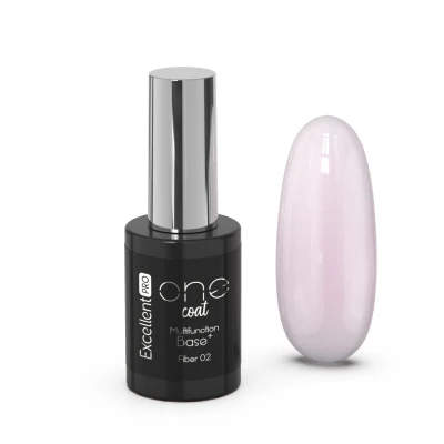 Baza One Coat Multifunction Fiber Base Delicate Pink 02 11g Excellent PRO