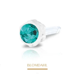 Kolczyk Blue Zircon 4 mm BLOMDAHL
