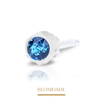 Kolczyk Sapphire 4 mm BLOMDAHL