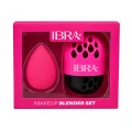 Makeup Blender Sponge Set Pink Zestaw gąbeczka różowa + etui IBRA Makeup