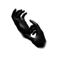 Rękawice nitrylowe czarne M 100 sztuk Pura Comfort Black AMPri
