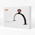 Lampa LED Półpierścieniowa MOON na biuro biała ARUBA