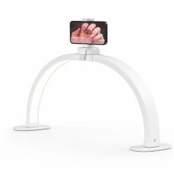  Lampa LED Półpierścieniowa MOON na biuro biała ARUBA