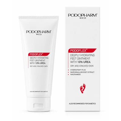 Maść do stóp z mocznikiem 10% głęboko nawilżająca PODOFLEX® 100ml Podopharm