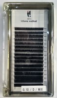 Rzęsy volume method 0,10 D MIX Ibra Makeup