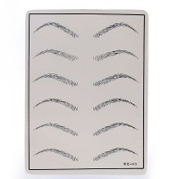 Imitacja skóry do ćwiczeń - wzór same brwi