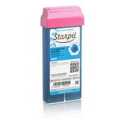 Wosk w aplikatorze z rolką Azulenowy 110g Starpil