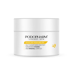 Peeling solno-cukrowy Luxury SPA do dłoni i stóp z kompleksem witamin i minerałów 300g Podopharm