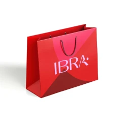Torba prezentowa czerwona papierowa IBRA Makeup