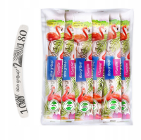 Pilnik do paznokci banan - biały 100/180 Pakiet 10 sztuk Aba