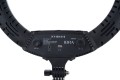 Profesjonalna lampa LED ring 18 cali czarna IBRA