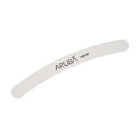 Pilnik do paznokci banan - biały 100/180 Aruba