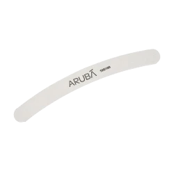 Pilnik do paznokci banan - biały 100/180 Aruba