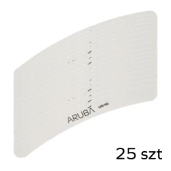 Pilnik do paznokci banan - biały 100/180 - pakiet 25szt Aruba