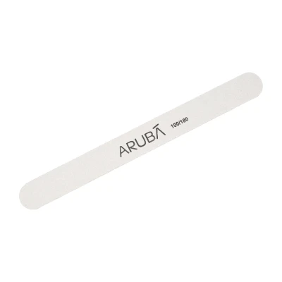 Pilnik do paznokci prosty - biały 100/180 Aruba