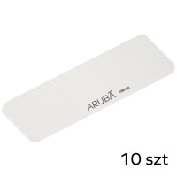 Pilnik do paznokci prosty - biały 100/180 - pakiet 10szt Aruba