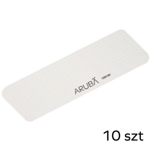 Pilnik do paznokci prosty - biały 100/180 - pakiet 10szt Aruba