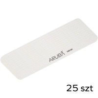 Pilnik do paznokci prosty - biały 100/180 - pakiet 25szt Aruba