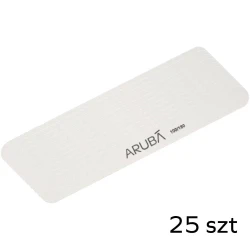Pilnik do paznokci prosty - biały 100/180 - pakiet 25szt Aruba
