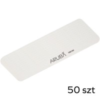 Pilnik do paznokci prosty - biały 100/180 - pakiet 50szt  Aruba