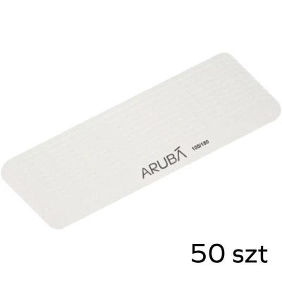 Pilnik do paznokci prosty - biały 100/180 - pakiet 50szt Aruba