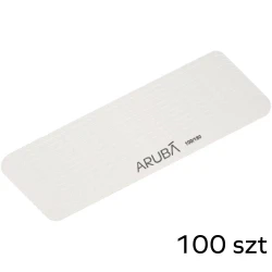 Pilnik do paznokci prosty - biały 100/180 - pakiet 100szt Aruba