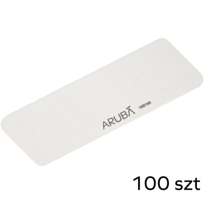 Pilnik do paznokci prosty - biały 100/180 - pakiet 100szt Aruba