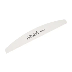 Pilnik do paznokci półksiężyc - biały 100/180 Aruba
