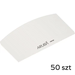 Pilnik do paznokci półksiężyc- biały 100/180 - pakiet 50szt Aruba