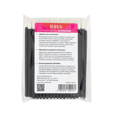 Aplikatory do ust Ibra Makeup 50 szt.