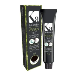 Farbka do brwi i rzęs wegańska Dark Brown - ciemny brąz Kalentin