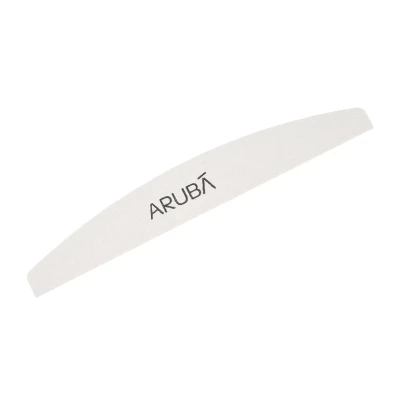 Pilnik do paznokci półksiężyc biały 150/180 Aruba