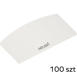 Pilnik do paznokci półksiężyc - biały 150/180 - pakiet 100szt Aruba