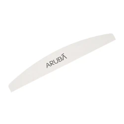 Pilnik do paznokci półksiężyc - biały 150/150 Aruba