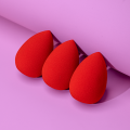 Makeup Blender Sponge zestaw wiśniowych gąbeczek trio IBRA Makeup