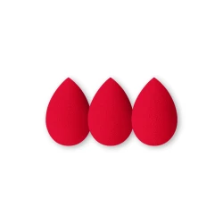Makeup Blender Sponge zestaw wiśniowych gąbeczek trio IBRA Makeup