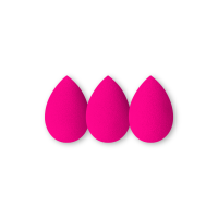 Makeup Blender Sponge zestaw różowych gąbeczek trio IBRA Makeup
