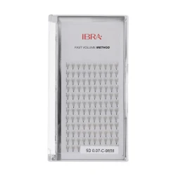 Rzęsy fast volume method 5D 0,07 C 9MM IBRA Makeup
