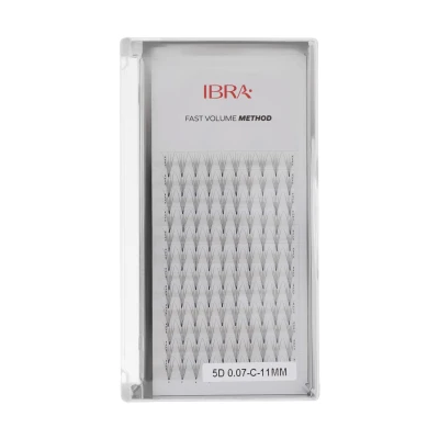 Rzęsy fast volume method 5D 0,07 C 11MM Ibra Makeup