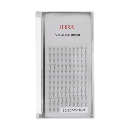 Rzęsy fast volume method 5D 0,07 C 11MM Ibra Makeup