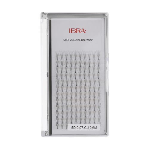 Rzęsy fast volume method 5D 0,07 C 12MM Ibra Makeup