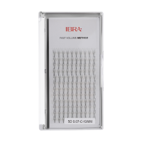 Rzęsy fast volume method 5D 0,07 C 13MM IBRA Makeup