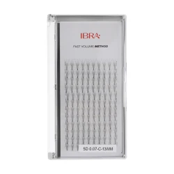 Rzęsy fast volume method 5D 0,07 C 13MM IBRA Makeup