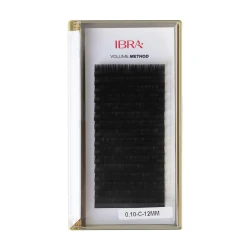 Rzęsy volume method 0,10 C 12MM Ibra Makeup