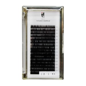 Rzęsy volume method 0,05 C MIX Ibra Makeup