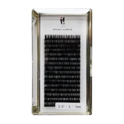 Rzęsy volume method 0,07 C 10MM Ibra Makeup