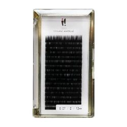 Rzęsy volume method 0,07 C 12MM Ibra Makeup