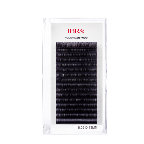 Rzęsy volume method 0,05 D 13MM Ibra Makeup