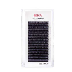 Rzęsy volume method 0,05 D 11MM Ibra Makeup