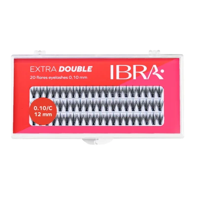 Kępki rzęs Extra Double 12mm IBRA Makeup